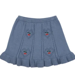 Nederdele|Konges Sløjd Nederdel - Strik - Soleil - Country Blue