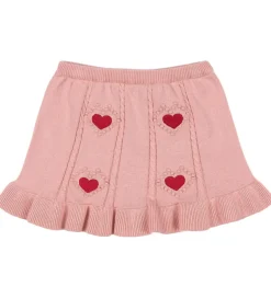 Nederdele|Konges Sløjd Nederdel - Strik - Soleil - Silver Pink