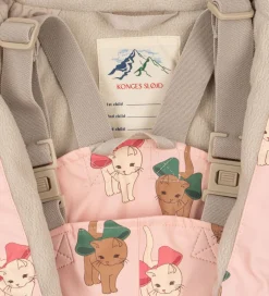 Regntøj|Konges Sløjd Regntøj m. Seler/Fleece - PU - Palme - Bow Kitty Pi