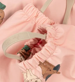 Regntøj|Konges Sløjd Regntøj m. Seler/Fleece - PU - Palme - Bow Kitty Pi