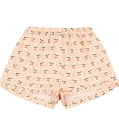 Shorts Og Knickers|Konges Sløjd Shorts - Musselin - Coco - Cherry Pink Motif