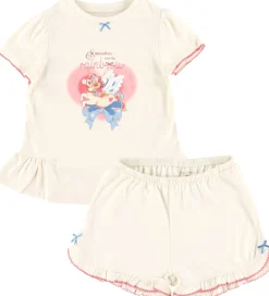 Shorts Og Knickers|Konges Sløjd Shortssæt - T-shirt/Shorts - Famo Frill - Ecru