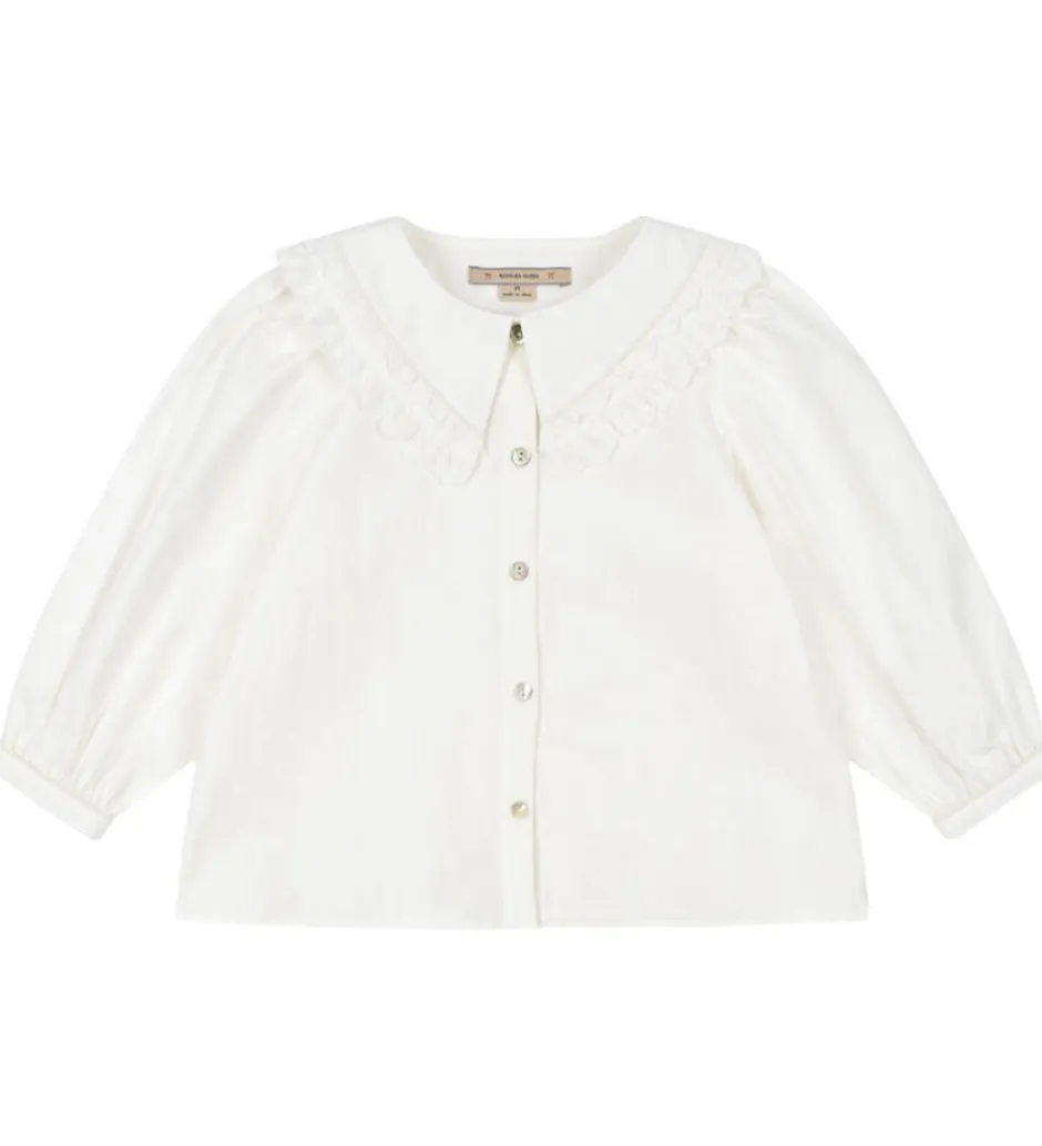 Skjorter|Konges Sløjd Skjorte - Coeur Collar - Optic White