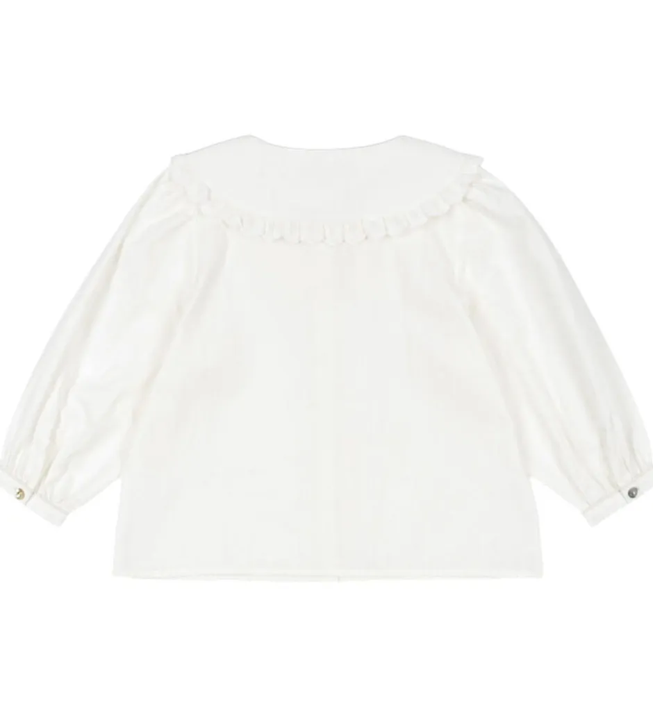 Skjorter|Konges Sløjd Skjorte - Coeur Collar - Optic White