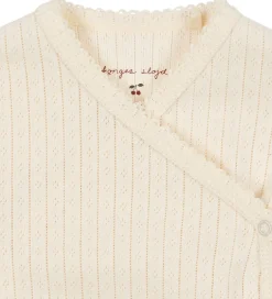 Bodyer|Konges Sløjd Slå-om Body l/æ - Minnie Newborn - Buttercream m. H