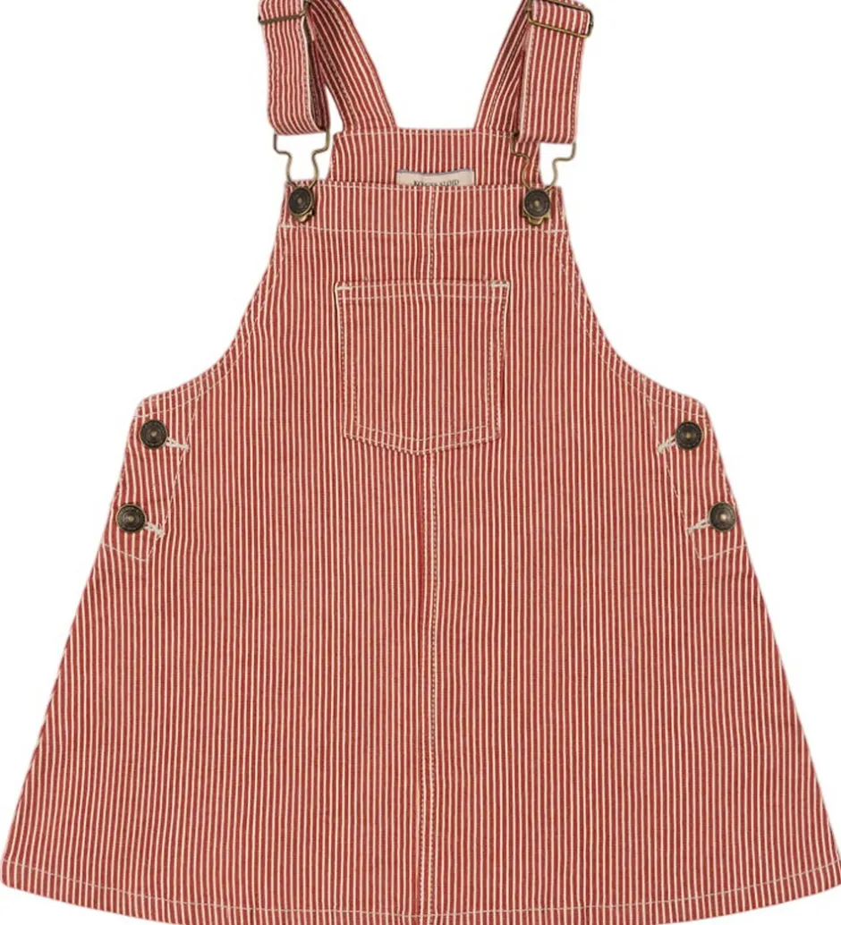 Kjoler|Konges Sløjd Spencer - Denim - Luc - Milk Rouge Stripe