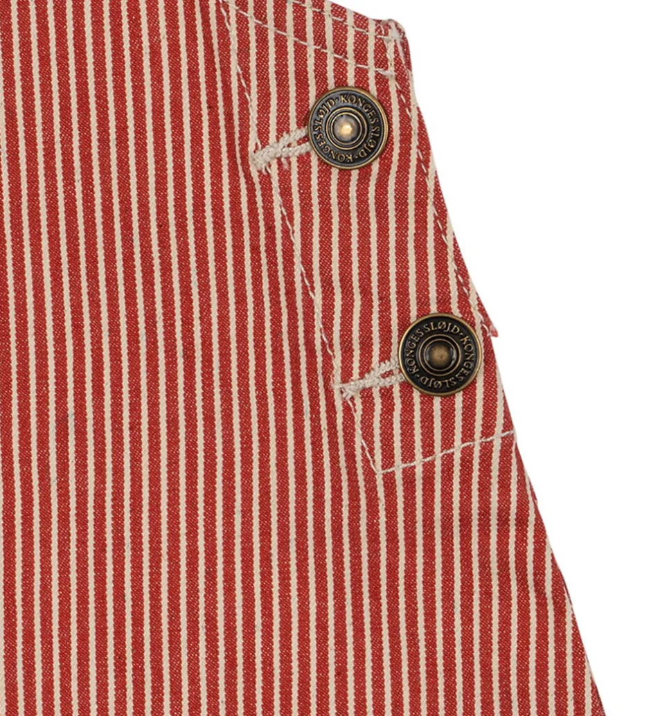 Kjoler|Konges Sløjd Spencer - Denim - Luc - Milk Rouge Stripe