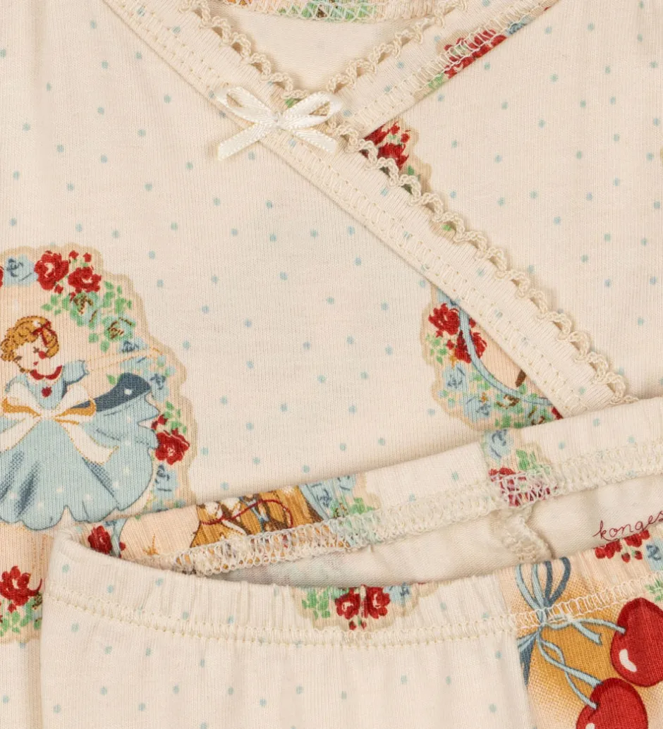 Leggings|Bodyer|Konges Sløjd Sæt - Slå-om Body l/æ/Leggings - Deer Diary