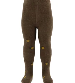 Unisex-Tøj|Strømpebukser|Konges Sløjd Strømpebukser - 2-pak - Jaquard - Lemon