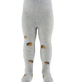 Unisex-Tøj|Strømpebukser|Konges Sløjd Strømpebukser - 2-pak - Jaquard - Lemon