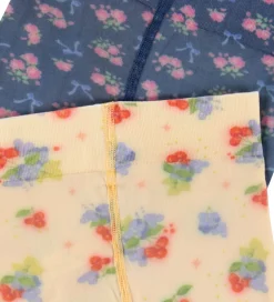 Strømpebukser|Konges Sløjd Strømpebukser - Nylon - 2-pak - Verona Blues