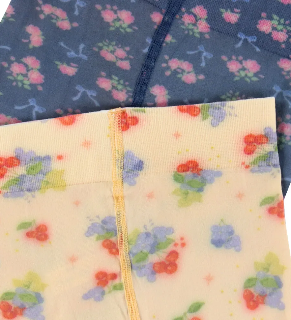 Strømpebukser|Konges Sløjd Strømpebukser - Nylon - 2-pak - Verona Blues