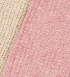 Strømpebukser|Konges Sløjd Strømpebukser - 2-pak - Rib - Rose Mix