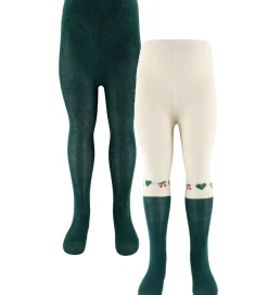 Strømpebukser|Konges Sløjd Strømpebukser - 2-pak - Cherry Mix