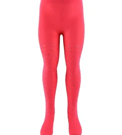 Strømpebukser|Konges Sløjd Strømpebukser - Glam - Amour Pink m. Rhinsten