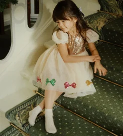 Uld|Strømper|Konges Sløjd Strømper - Bomuld/Uld - Off White m. Hulmønster