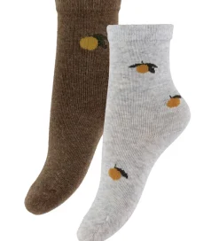 Unisex-Tøj|Strømper|Konges Sløjd Strømper - 2-pak - Lemon