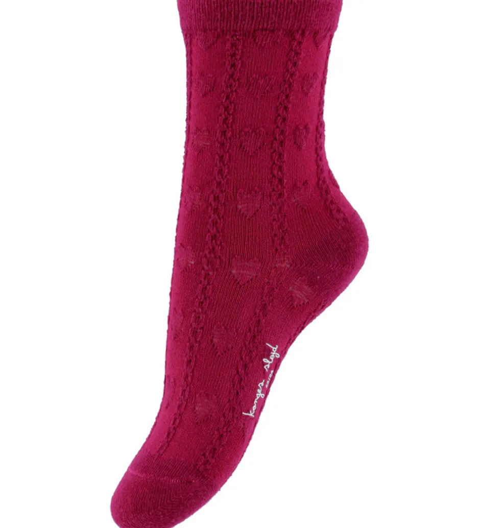 Strømper|Konges Sløjd Strømper - 2-pak - Heart Mix