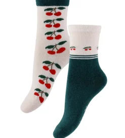 Strømper|Konges Sløjd Strømper - 2-pak - Cherry Mix