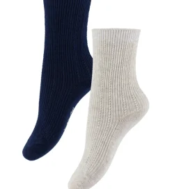 Strømper|Konges Sløjd Strømper - Rib - 2-pak - Pontelle - Mix Pack