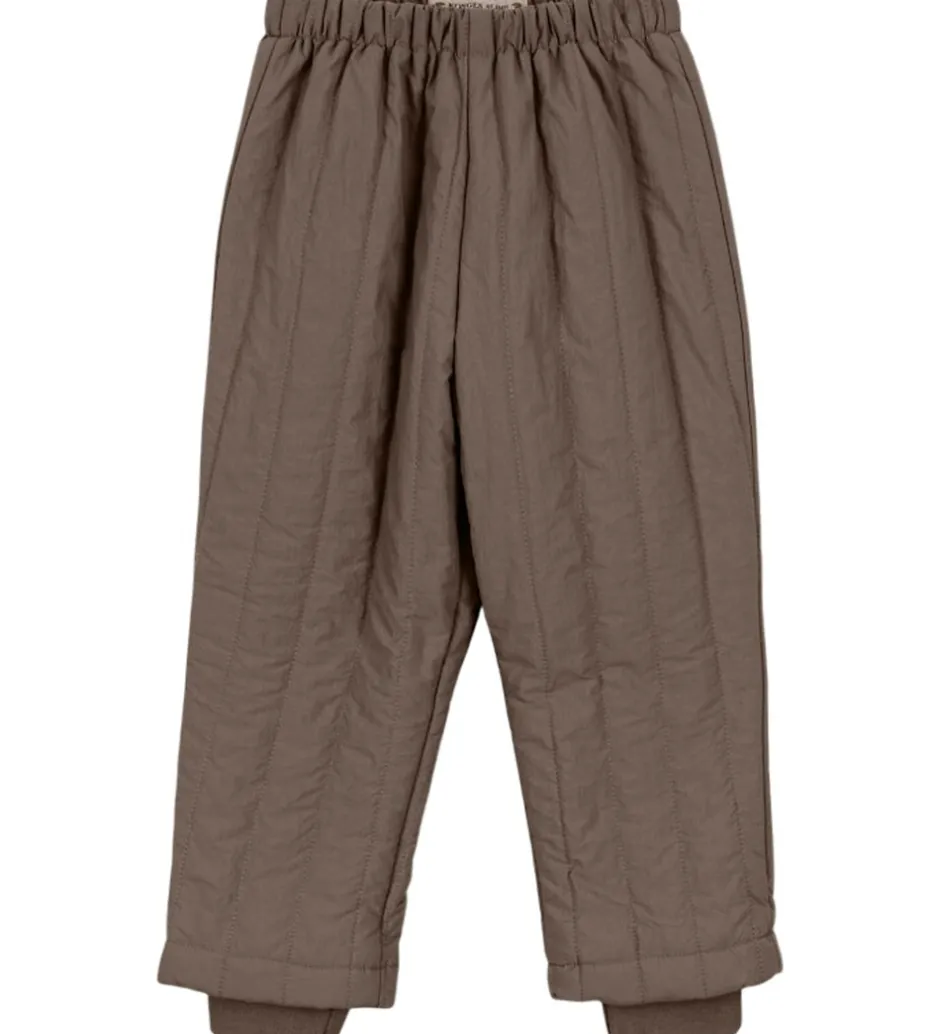 Termotøj|Konges Sløjd Termobukser - Juno - Walnut