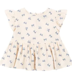 Toppe|Konges Sløjd Top - Musselin - Coco - Bow Bleu