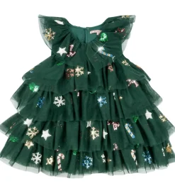 Juletøj|Kjoler|Konges Sløjd Tylkjole - Yvonne Christmas - Hunter Green m. Paill