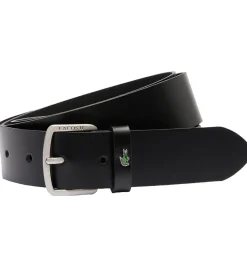 Bælter|Lacoste Bælte - Læder - Sort