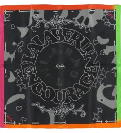 Tørklæder|Lala Berlin Tørklæde - Cube Ahrina - 50x50 cm - Star Black