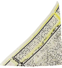 Tørklæder|Lala Berlin Tørklæde - Triangle Aina - Floral Leo Sunflower