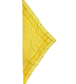 Tørklæder|Lala Berlin Tørklæde - Triangle Trinity Classic M - Gul