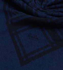 Tørklæder|Lala Berlin Tørklæde - Triangle Trinity M - 162x85 - Inchiostro