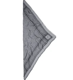 Tørklæder|Lala Berlin Tørklæde - Triangle Tilda - Swoosh Black/White