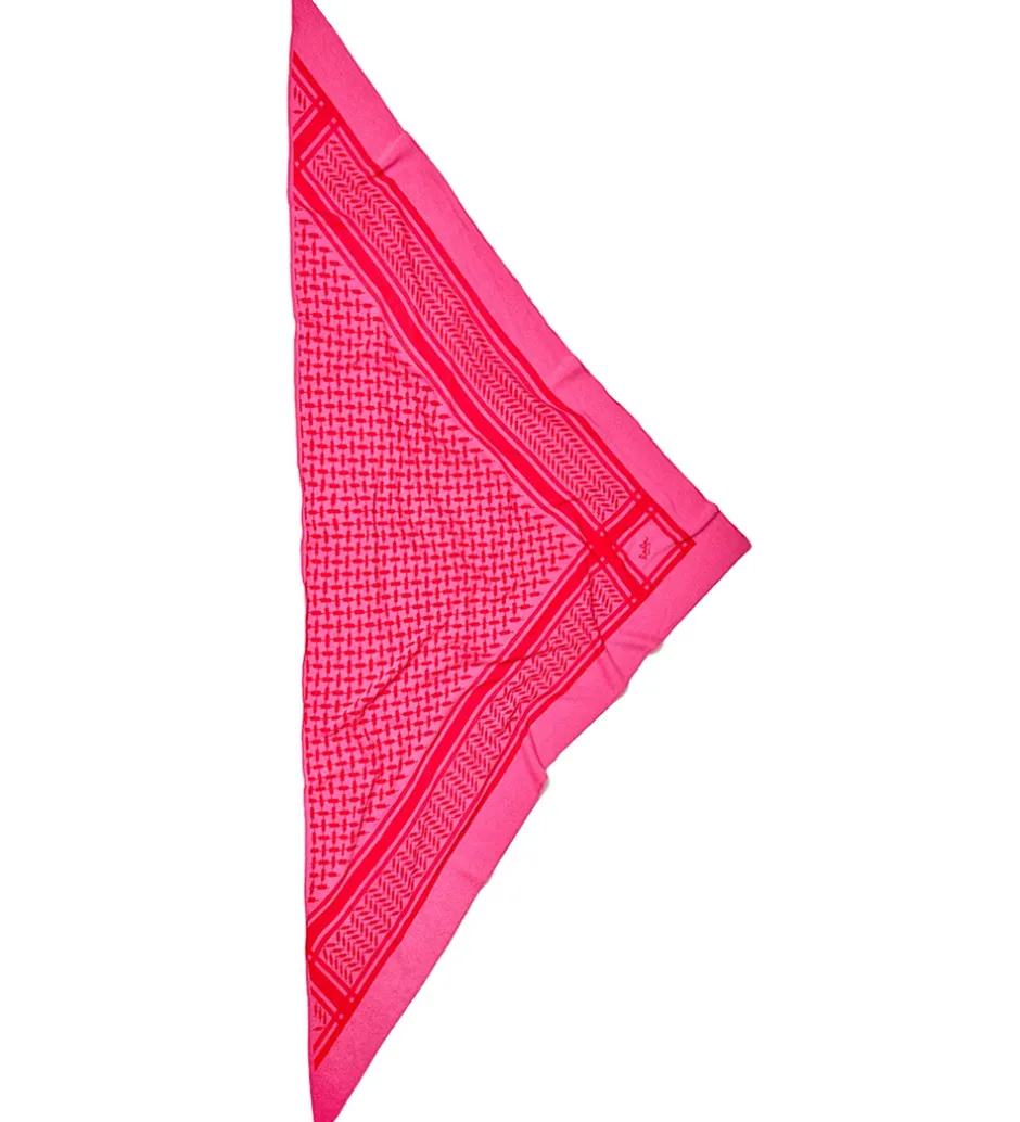 Tørklæder|Lala Berlin Tørklæde - Triangle Trinity Classic M - Pink