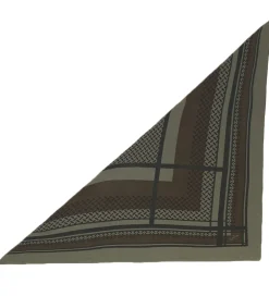 Tørklæder|Lala Berlin Tørklæde - 180x80 - Triangle Double Heritage - Leaf