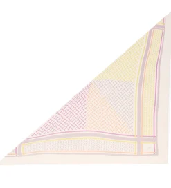 Tørklæder|Lala Berlin Tørklæde - 162x85 - Triangle Puzzle - String Pastels