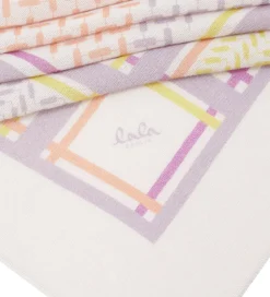 Tørklæder|Lala Berlin Tørklæde - 162x85 - Triangle Puzzle - String Pastels