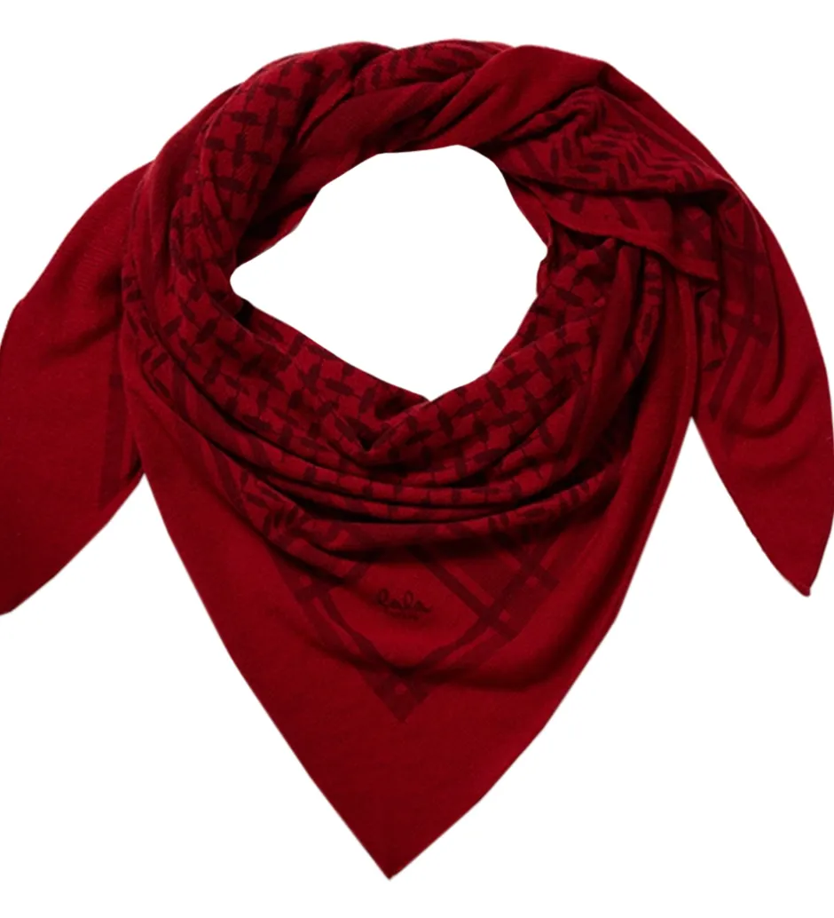 Tørklæder|Lala Berlin Tørklæde - 162x85 - Triangle Trinity Classic M - Bac