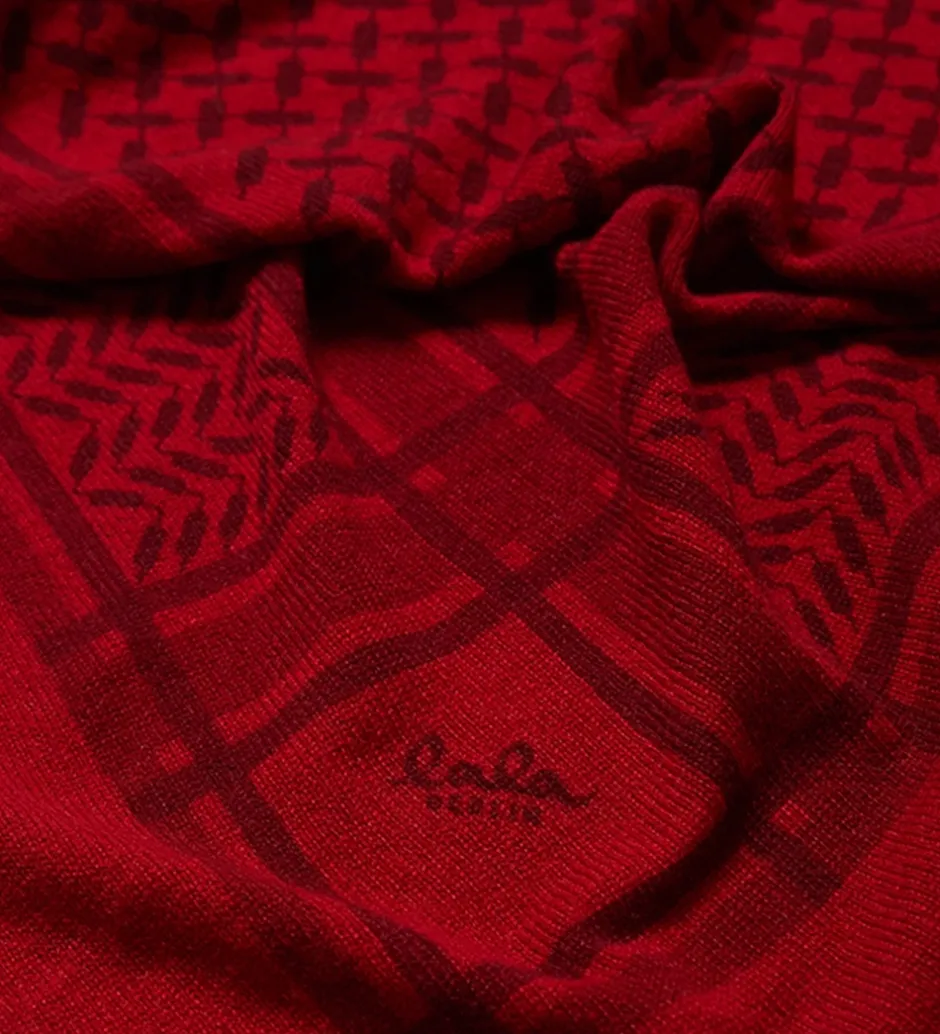 Tørklæder|Lala Berlin Tørklæde - 162x85 - Triangle Trinity Classic M - Bac