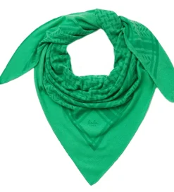 Tørklæder|Lala Berlin Tørklæde - 162x85 - Triangle Trinity - Cra Cra/Grøn
