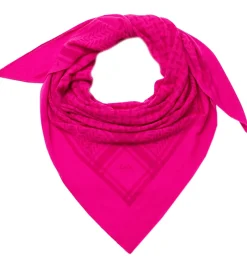 Tørklæder|Lala Berlin Tørklæde - 162x85 - Triangle Trinity - Pink/Azaela