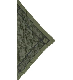 Tørklæder|Lala Berlin Tørklæde - 162x85 - Triangle Trinity - Moss/Asphalt
