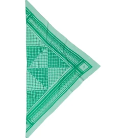Tørklæder|Lala Berlin Tørklæde - 162x85 - Triangle Puzzle - Goryeo/Grøn