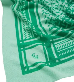 Tørklæder|Lala Berlin Tørklæde - 162x85 - Triangle Puzzle - Goryeo/Grøn