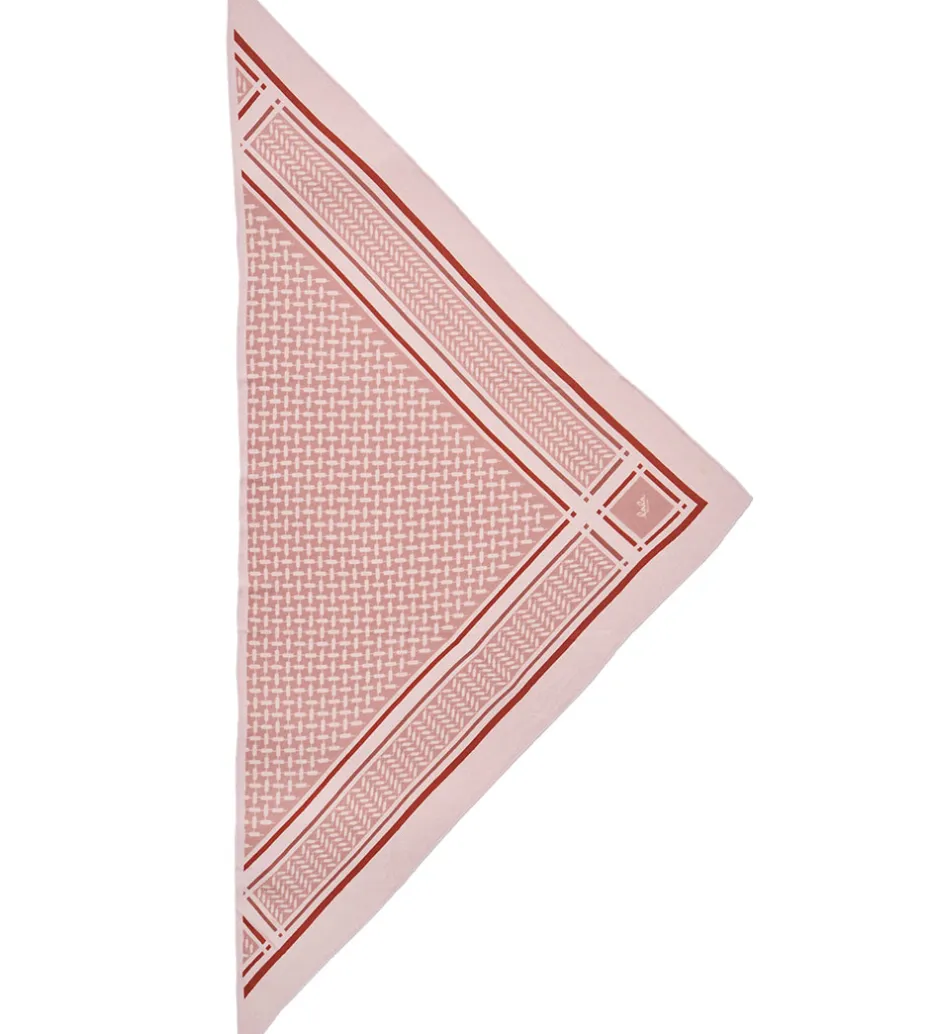 Tørklæder|Lala Berlin Tørklæde - 162x85 - Triangle Trinity Neo M - Rose On