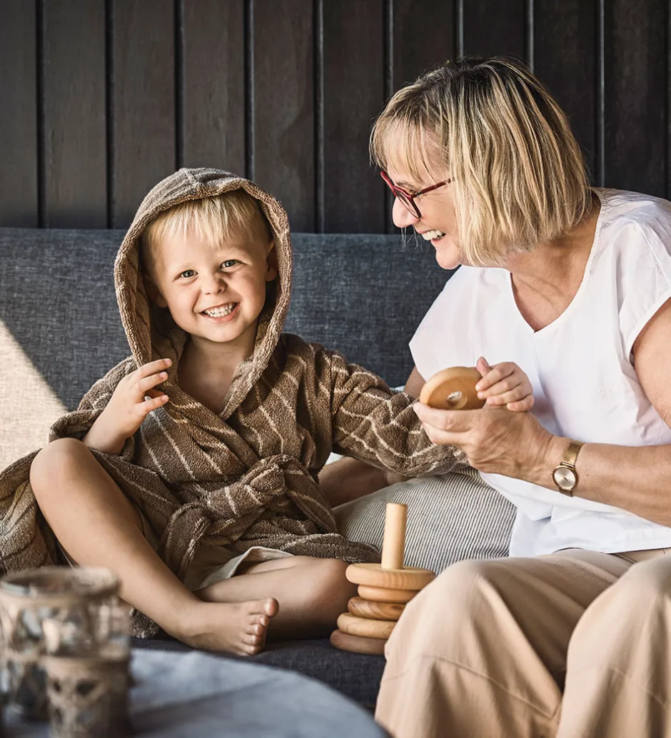 Badekåber|Leander Badekåbe - Woodland - Mocca