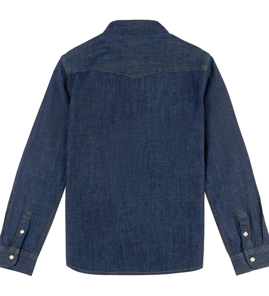 Skjorter|Lee Skjorte - Denim - Western - Mid Wash