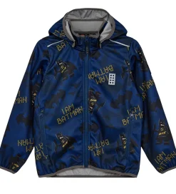 Softshell|LEGO® Wear LEGO® Batman Softshelljakke - LWScout 201 - Mørkeblå m. Print