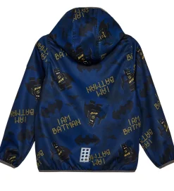 Softshell|LEGO® Wear LEGO® Batman Softshelljakke - LWScout 201 - Mørkeblå m. Print