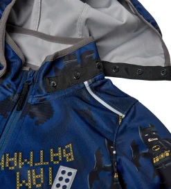 Softshell|LEGO® Wear LEGO® Batman Softshelljakke - LWScout 201 - Mørkeblå m. Print